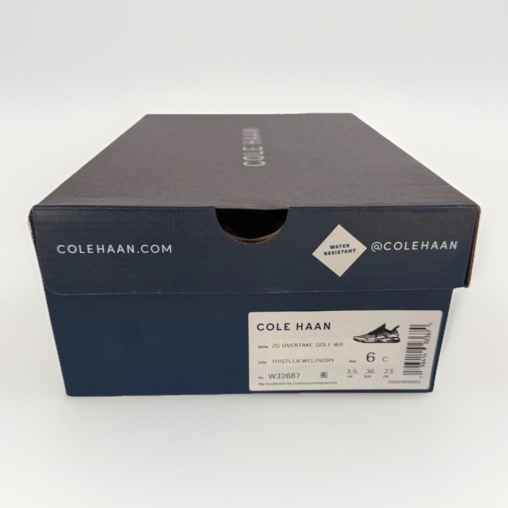 Cole Haan Women's Size 6C Zerøgrand Overtake WR Golf Shoe Thistle/Jeweled/Ivory - Picture 9 of 11